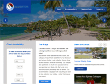 Tablet Screenshot of laecottages.com